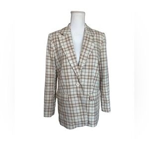 Melrose and Market Plaid Blazer | Small
